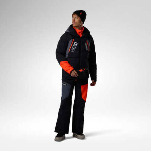 Giacca Rossignol Hero 4-Way Stretch Puffy nera, vista a figura intera