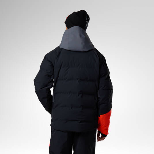 Giacca Rossignol Hero 4-Way Stretch Puffy nera, vista posteriore